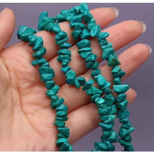 Natural Stone Beads irregularly Synthetic bluestone Gravel Loose Beaded For Jewelry Making DIY Bracelet Necklace Accessories
