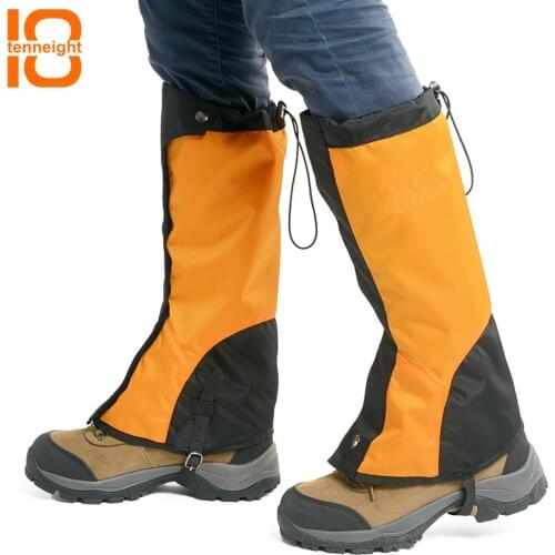 TENNEIGHT Hiking desert Skiing climbing Shoe Cover men and women waterproof Windproof Warmer Snow Gaiters leg Cover equipment