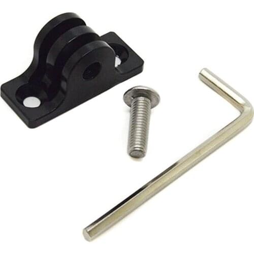 CNC Aluminium Flat Bottom Adapter Mount + Screw + Tool for Gopro Hero 1 2 3 3+ 4