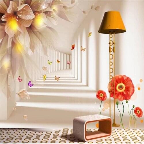 Beibehang Custom Photo murals wallpapers for living room Sofa TV Background 3d flooring Wall Mural wall paper home decor Bedroom