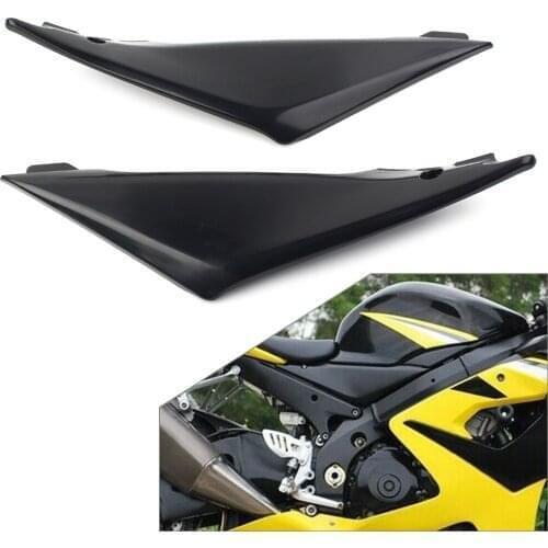 GSXR1000 2005 2006 Motorcycle Gas Tank Side Cover Panel Fairing Cowl For Suzuki GSXR 1000 05 06 ABS Black 2Pcs