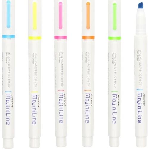 Zebra WKS22 MojiniLine Highlighter Japan New Style Pastel Colors