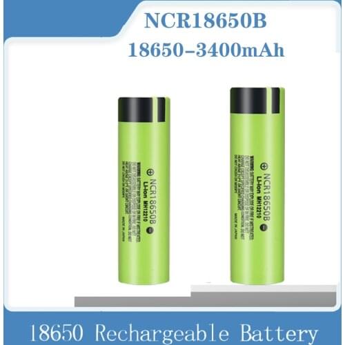 2021 New Original NCR18650B 3.7V 3400 mah 18650 Lithium Rechargeable Battery For Flashlight batteries