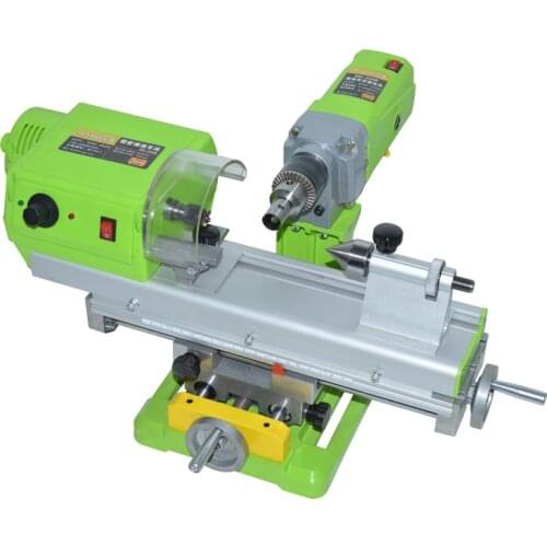 Bead Ball Lathe Beads Making Machine Small DIY Woodworking Bench Drill Micro-Polished Barrel