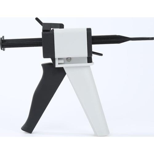 Dental Universal Fitting 1:1 Dental Impression Mixing Silicone Rubber Tray Dispenser Gun Dispensing Caulking 50ml Dental Equipm