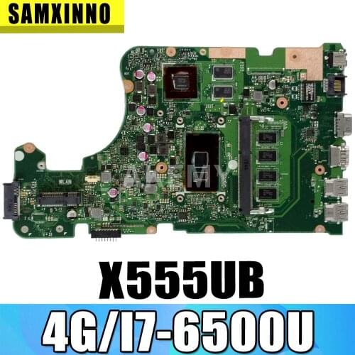 X555UB 4G/I7-6500U GT940M For Asus X555UQ X555UF X555UJ X555UB Mainboard Motherboard 90NB0AQ0-R02300