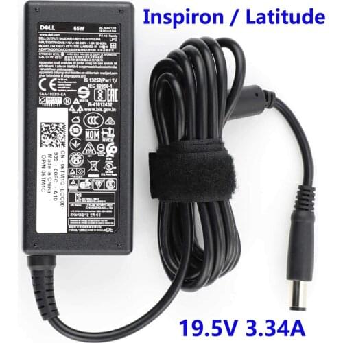 AC Adapter Charger For Dell Latitude 13 3340 3350 3380 7380 Latitude 14 3480 5480 5490 7480 7490 19.5V 3.34A 65W Power Supply