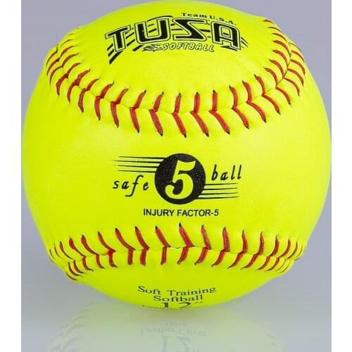 12 inch leather softball cow Hard soft softball