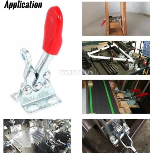 200Pcs/Lot Toggle Clamp GH-201A 201-A Quick Release Tool Horizontal Clamp Hand