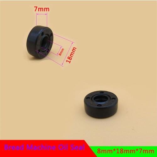 8*18*7mm Oil Seal Ring for Bread Maker Breadmaker Bakers Machine Blender Repair Parts Bread Machine Spare Parts Wearable