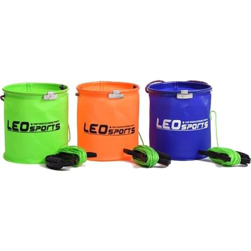 Bobing Foldable 17cmX17cm EVA Fishing Bucket Folding Lightweight Water Barrel Lure Fishing Tools Control Pesca Accessories