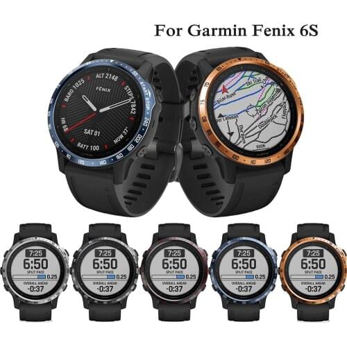 For Garmin fenix 6S Case For fenix 6S Pro classic sports style Bezel Ring Styling Case Adhesives Cover Protection fashion Bezels