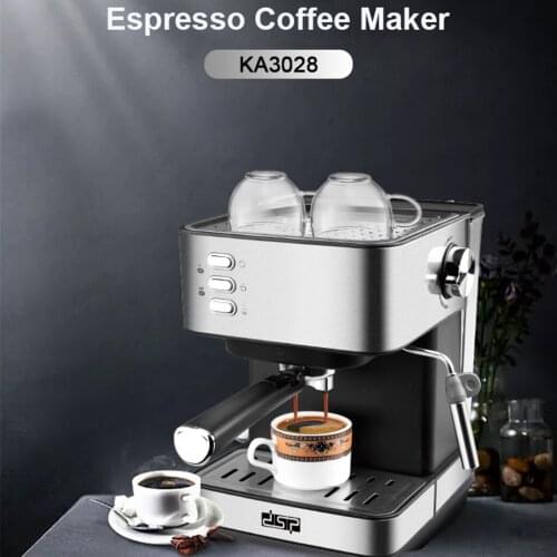 Espresso Machine 15 Bar Milk Frother, Expresso Coffee Machine for Espresso, Latte and Cappuccino, 1.6L Removable Water Tank