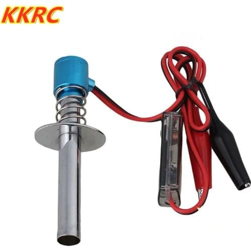 HSP 80100 Electronic Glow Plug Igniter Cable Clip Nitro 18 21 28 engine RC Car Accessories