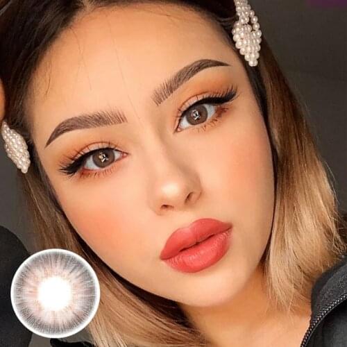 Taoyao-1 Pair Colored Contact Lenses For Eyes for 1 Year Lenses Colored Lenses Natural Eye Contacts with Color Blue Lenses