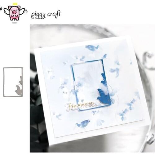 Piggy Craft metal cutting dies cut die mold Peace dove bird frame Scrapbook paper craft knife mould blade punch stencils dies