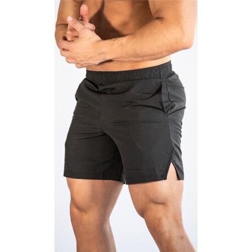 Mens Gyms Fitness Brand Shorts Man Bodybuilding Running Jogging Workout Training Shorts Male 2019 Summer Cool Short Sweatpants