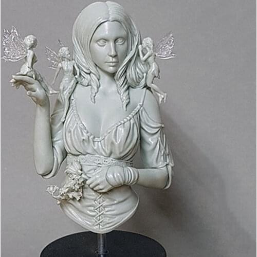 1/10 Scale Bust Unpainted Resin Bust Building Kit