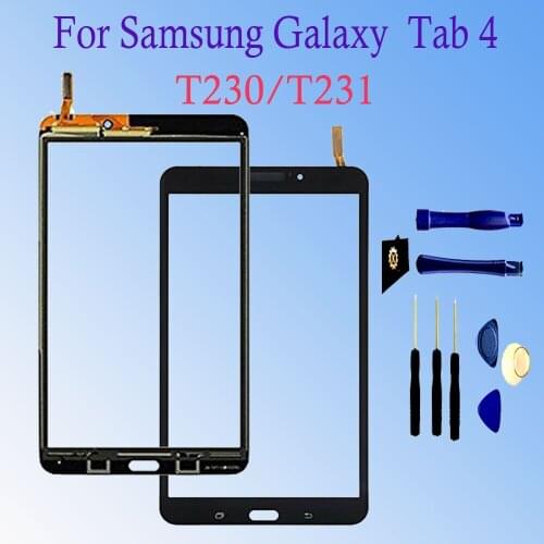 New For Samsung Galaxy Tab 4 7.0 SM-T230 SM-T231 Tab 3 T210 T211 Touch Screen Digitizer Glass Sensor Panel Tablet PC Replacement