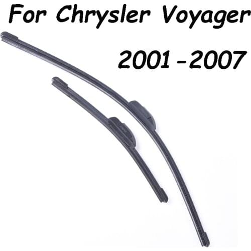 Front Wipers Blades For Chrysler Voyager From 2001 2002 2003 2004 2005 2006 2007 Years Car Accessories Windshield Wipers