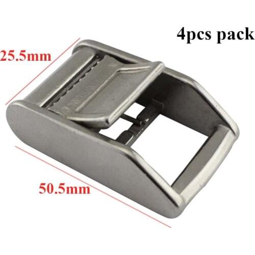 316 Stainless steel Cam Buckle Ratchet Buckle for 25mm 1" Tie Down Strap / Webbing Cargo Lashing Luggage Bag Belt Metal Buckles