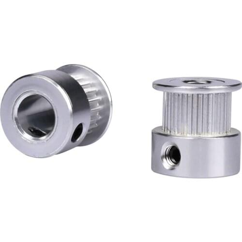 3D Printer Parts GT2 Timing Pulley 20 teeth Bore 5mm Alumium fit for GT2 Timing belt Width 6mm 3D Printer
