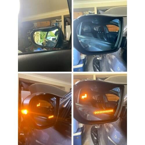 FOR Honda freed Panoramic Rear View Blue Mirror Glass Led Turn Signal Heating Blind Spot Monitor
