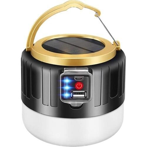 LED camping light USB rechargeable bulb outdoor tent lamp portable lanterns emergency lights barbecue hiking