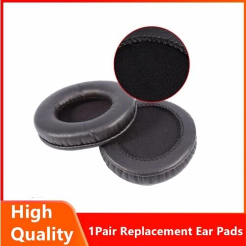 1Pair Replacement Ear Pads 50 55 60 65 70 75 80 85 90 95 100 105MM Headphones Pads Round PU Leather Ear Cushions For Earphone
