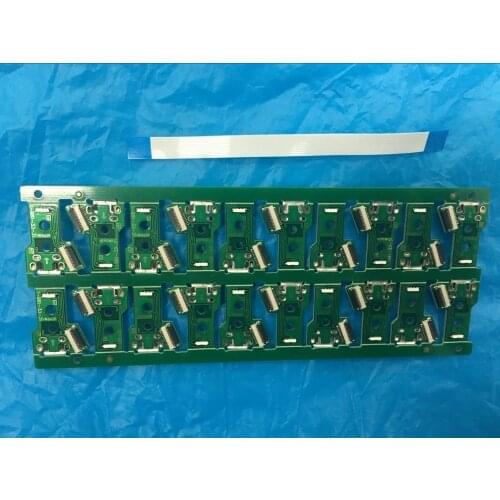 20sets=40pcs New Version JDS040 USB Charging Port Socket Board W/ Flex Ribbon Cable For PS4 Controller Charger Pcb Board
