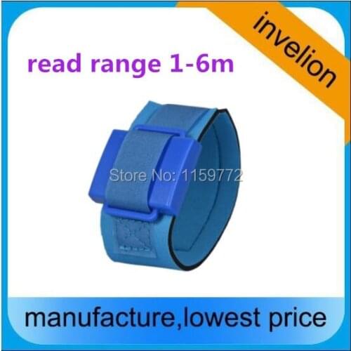 2016 Most Popular Waterproof RFID Wristband UHF H3 chip 1-6m Disposable sport tracking timing solution