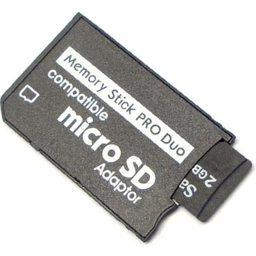 Micro SD SDHC TF to Memory Stick MS Pro Duo PSP Adapter Card Adapter for PSP 1000 2000 3000