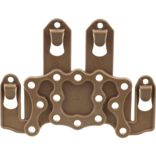 Tactical Gun Holster Adapter Molle Platform for Glock Beretta M9 Airsoft Pistol Case Speed Clip Mount Hunting Accessories