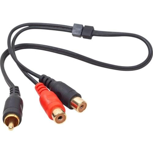 ANFİ Y CABLE 1 MALE 2 FEMALE 25 CM CABLE ELEKTROMER