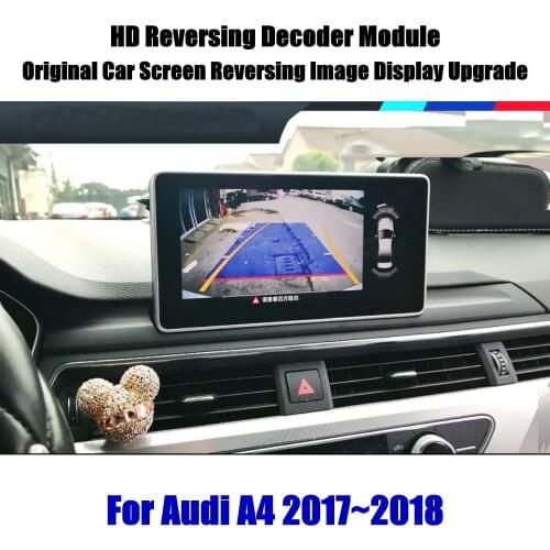 Car Front Rear View Backup Reverse Parking Camera For Audi A4 B8 B9 2010-2020 Not Fit B6 B7 Full HD CCD Decoder Accessories