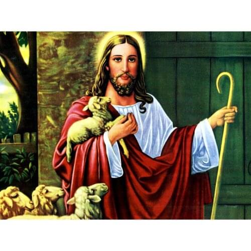 God DIY Crystal full 5D plastic diamond painting cross stitch kit art 3Dmosaic square rhinestone