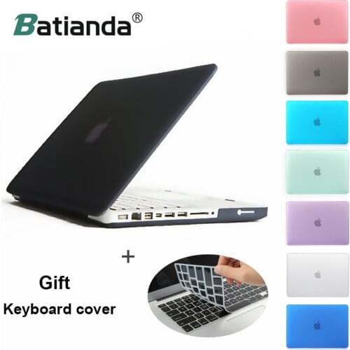 Case for Apple Laptop,Rubberized(Matte) Hard Cover For Mac Book White 13" MC 516 MC207 A1342 Free Keyboard Cover