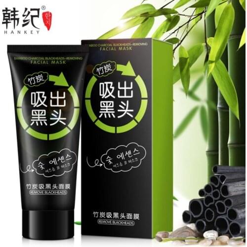 Blackhead Remover Black Mask Bamboo Charcoal Oil Control Clean Pores Peel Mask Anti-Acne Acne Treatment