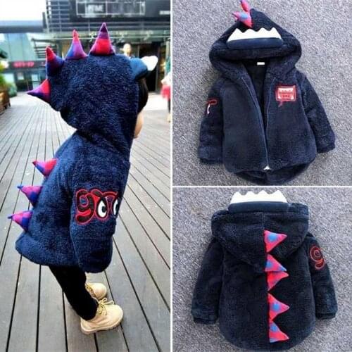 Fashion Baby Boys Jackets Fur collar Autumn Winter Kids Warm Thick Parkas Jacket Children Outerwear Girl Coat Boys Girls Clothes