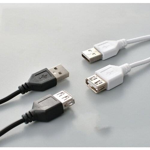1.5m Black Usb Extension Cable Super Speed Usb 2.0 Male To Female Extension Cable Data Sync Extender Cord Usb Charging Data