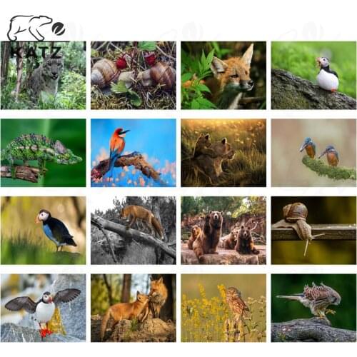 Starling Parrot Picture Diamond Painting Modern Exquisite Animal Fox Diamond Cross Stitch Toy Diamond Embroidery Gift Decoration