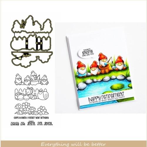 Dwarf Bee Snails Mushroom Flower Letter Metal Cutting Dies Match Clear Silicone Stamps For Scrapbook Crafts Make Cards New 2020
