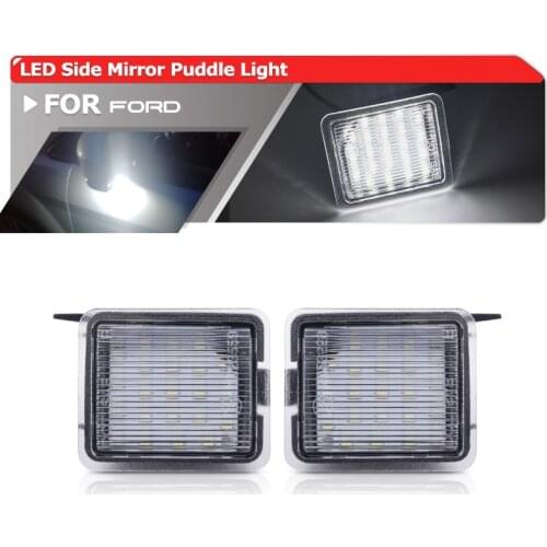 2x Led Under Side Mirror Puddle Light Module For Ford Mondeo MK4 MK5 C-Max MK2 S-MAX WA6 MK2 Kuga MK1 MK2 Escape Focus MK3