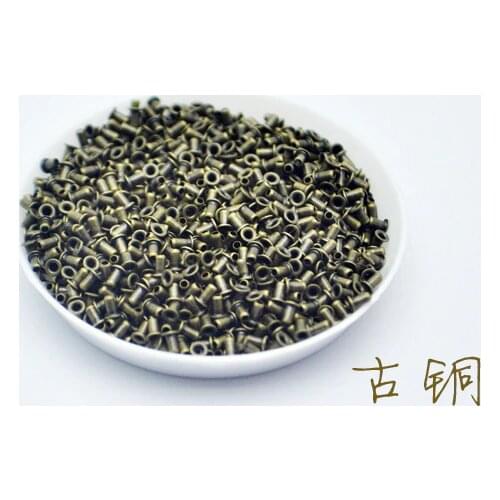 Wholesale metal eyelets small metal grommets for DIY doll mixed color