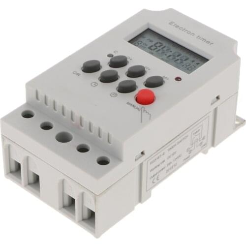 LCD Screen Programmable Mini Timer Switch Time Relay Load High Power Relay AC/DC 12V