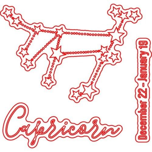 Capricorn Transparent Clear Silicone Stamp Seal for DIY scrapbooking photo album Decorative clear stamps