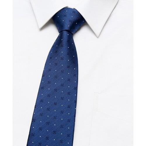 Luxury Blue 8CM Wide 100% Silk Tie For Men Wedding Business Designer Brand Fashion Suit Dresses Male Necktie With Gift Box