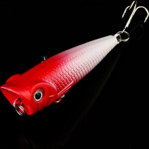 Ardea Popper Hard Lure 50mm 4.5g Topwater Popper Fishing Bait Plastic Jerkbait Artificial Wobblers Swimbait Japan Fishing Tackle