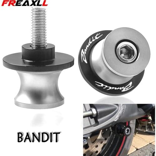 For SUZUKI GSF Bandit1250 Bandit 1250 S 2007 2008 8MM Motorcycle Moto Accessories Motorcycle CNC Swingarm Sliders Spools 8MM