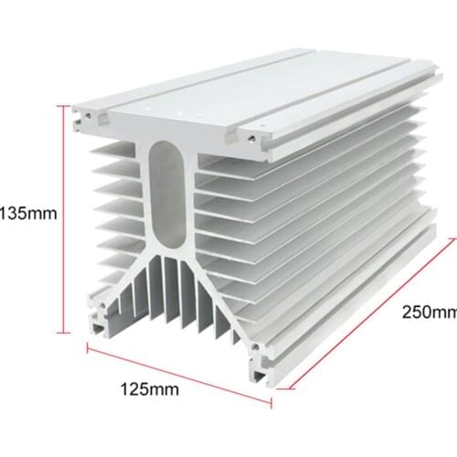 Solid State Relay Heating Radiator 125*135*250mm be used for solid state relay 400A